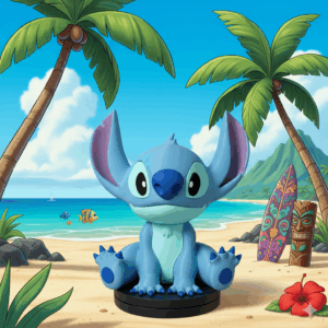 Stitch 3D: Sua Figura Favorita de Lilo & Stitch!
