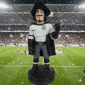 Mascote Mosqueteiro Corinthians 3D