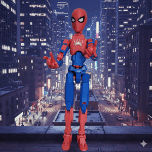 Crie Sua Própria Aventura com o Homem-Aranha Articulado em 3D