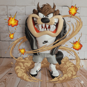 Taz Streetwear – Estatueta 3D Exclusiva