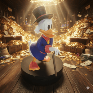 Boneco Tio Patinhas em Impressão 3D – Modelo de Alta Precisão
