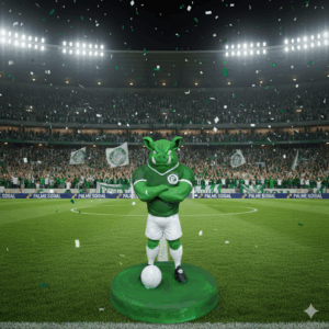 Miniatura 3D Premium - Porco Gobbato (Mascote do Verdão)