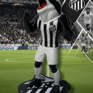 ⚽ Mascote Santos F.C. – Impressão 3D